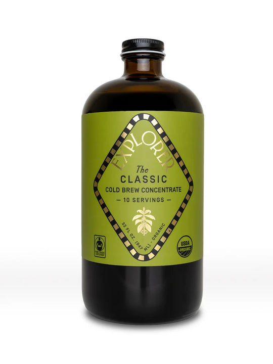 Cold Brew 1:1 Ratio Concentrate - 32 oz (10+ Servings) banner